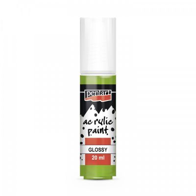 Akrylová farba lesklá 20 ml, jablková zelená