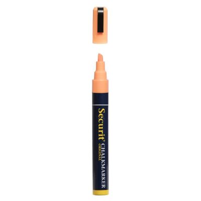 Kriedová fixka, Securit, hrot 2-6 mm, oranžová