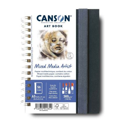 Art Book, CANSON XL Mixed Media, skicár A5, 300g, 28 listov