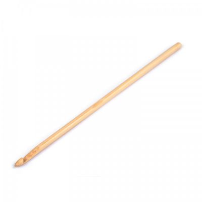 Bambusový háčik na háčkovanie, veľkosť 5 mm