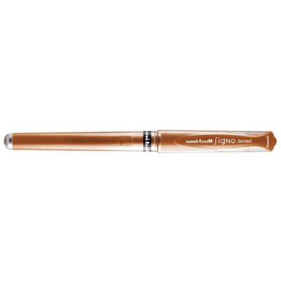 Uni Ball gélový roller UM-153 Signo Broad, 1 mm, bronzová