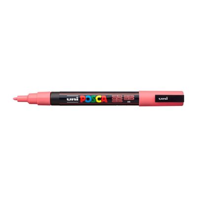 Uni Posca fixka PC-3M, 1,3 mm, koralová ružová
