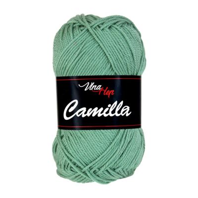 Camilla, 100% bavlnená priadza, 50 g, cca 125 m, 8135 zelenošedá