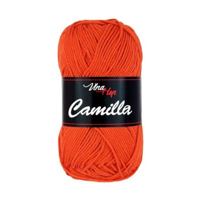 Camilla, 100% bavlnená priadza, 50 g, cca 125 m, 8198 tmavooranžová