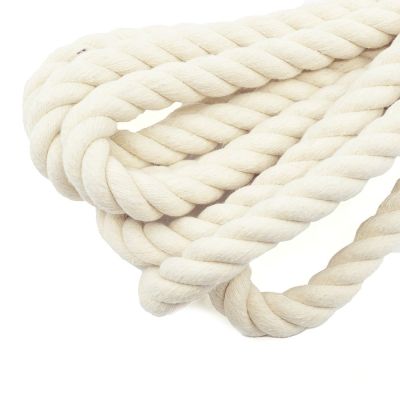 Bavlnené lano, šnúra, priemer 10 mm, 1 m