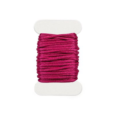Saténová šnúrka, 2 mm, magenta