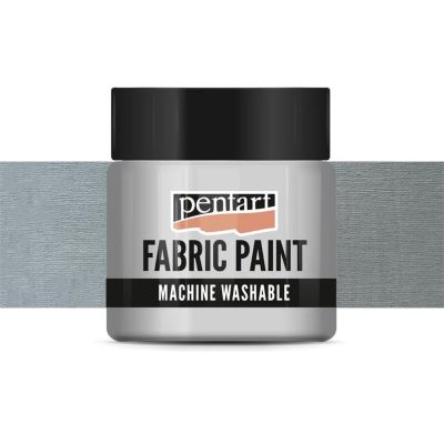 Farba na textil, 50 ml, krycia sivá