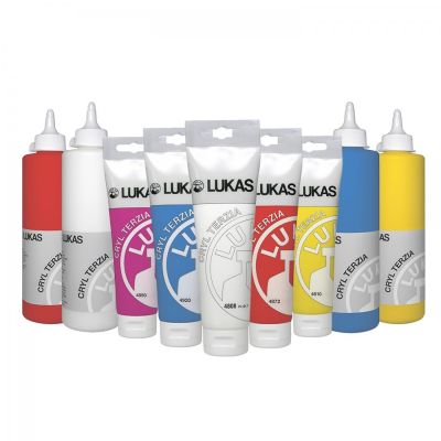 LUKAS akrylová farba TERZIA 125 ml, Primary Yellow