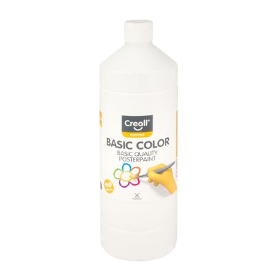 Temperová farba, 500 ml, biela
