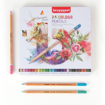 Bruynzeel, Pastelky farebné expression, sada 24 ks