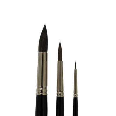 Štetec Kolibri, veverička, okrúhly  n° 0