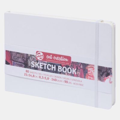 Art Book, Art Creation, blok na skicovanie, 15 x 21 cm, biely
