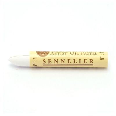 Sennelier olejový pastel - white 001