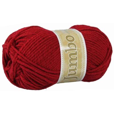 Jumbo, akrylová priadza, 100 g, cca 147 m, 934 tmavá červená