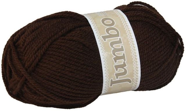 Jumbo, akrylová priadza, 100 g, cca 147 m, 989 tmavá hnedá