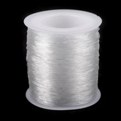 Gumička guľatá, priemer 0,8 mm priesvitná 80 m