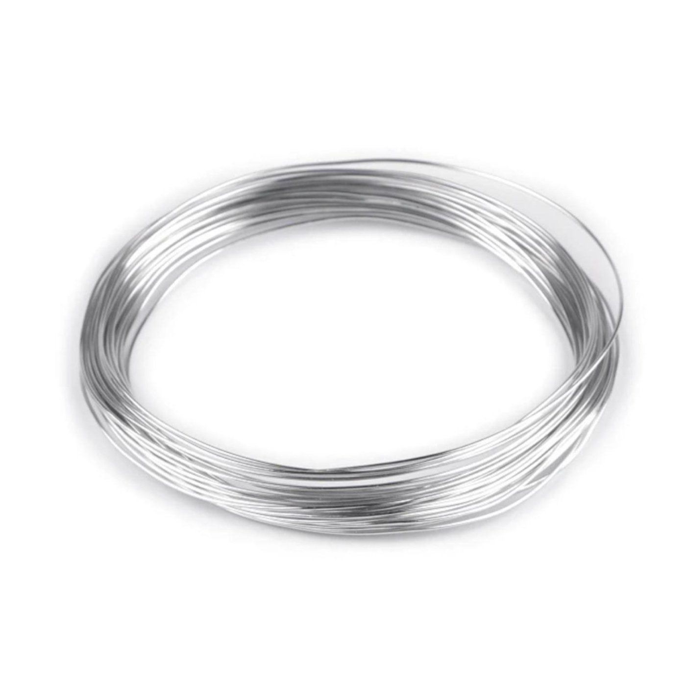 Hliníkový drôt, 1 mm, strieborný, 10 m