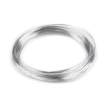 Hliníkový drôt, 1 mm, strieborný, 10 m