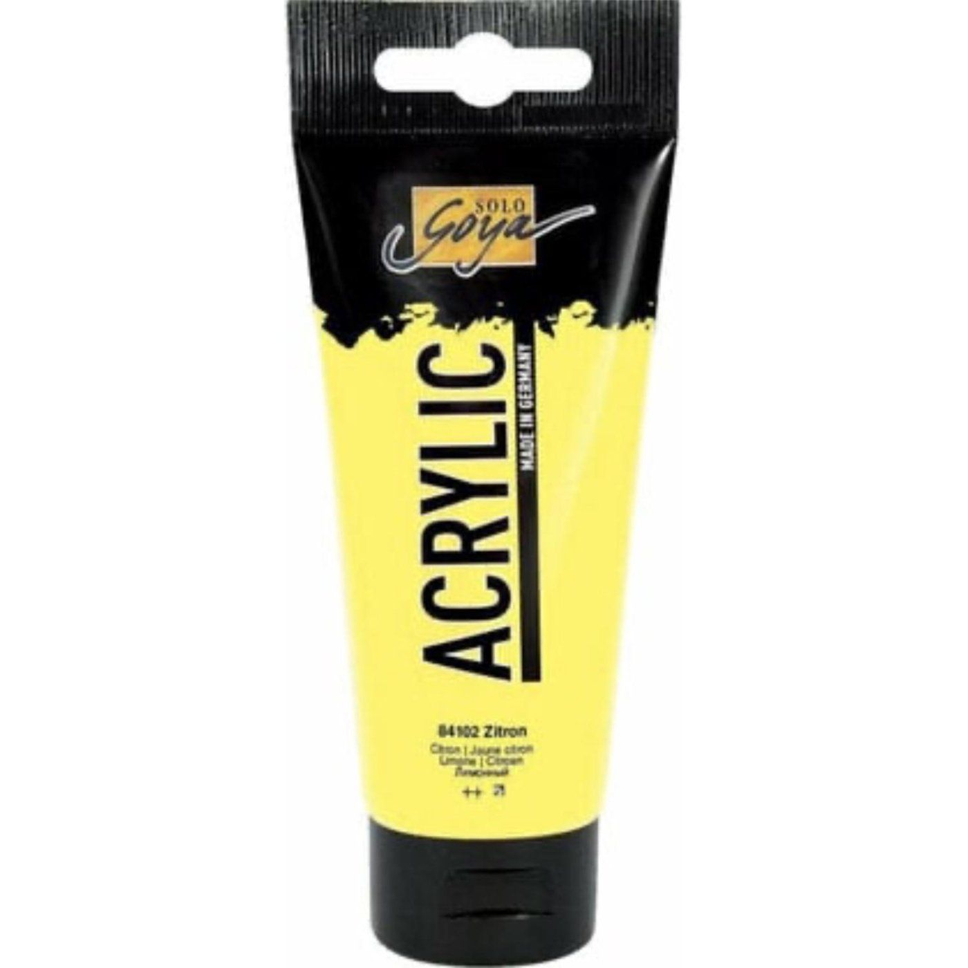 SOLO GOYA, akrylová farba citrónová žltá 100 ml