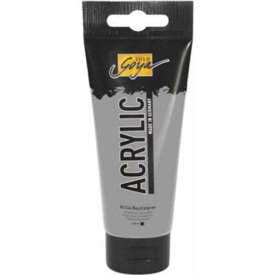 SOLO GOYA, akrylová farba neutrálna šedá 100 ml