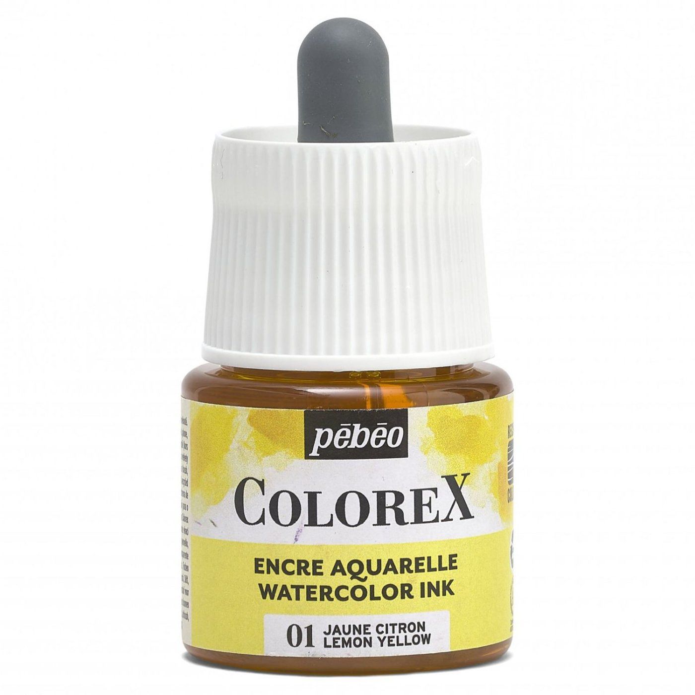 Akvarelový atrament COLOREX, lemon yellow 45 ml