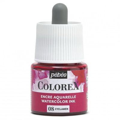 Akvarelový atrament COLOREX, cyclamen 45 ml