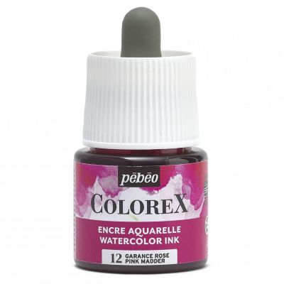 Akvarelový atrament COLOREX, pink madder 45 ml