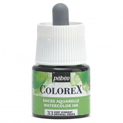 Akvarelový atrament COLOREX, oriental green 45 ml