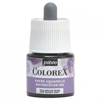 Akvarelový atrament COLOREX, paynes grey 45 ml