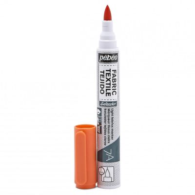 Fixka na svetlý textil 7A Orange, 1 mm brush