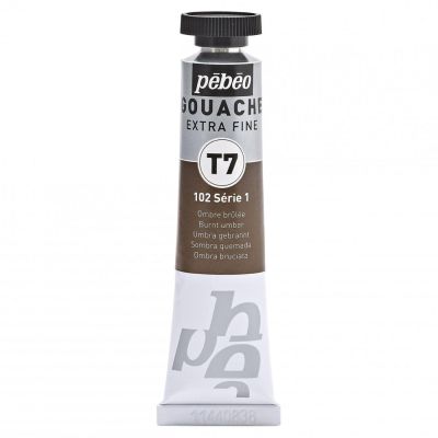 Gvaš T7 extra fine 20 ml, burnt umber