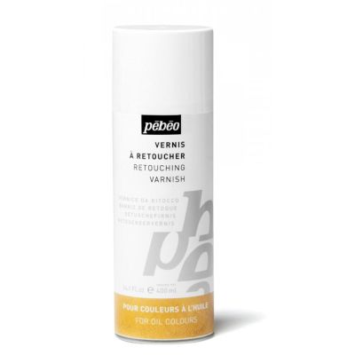 Retušovací maliarsky lak, sprej, olejové farby, 400 ml