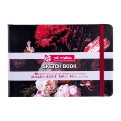 Art Book, Art Creation, blok na skicovanie, 15 x 21 cm, Flowers