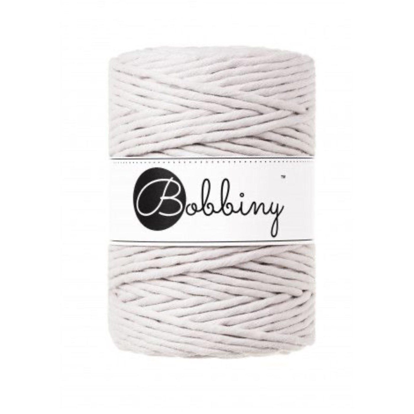 Bobbiny, Macramé točená šnúra, 5 mm, 100 m, Moonlight