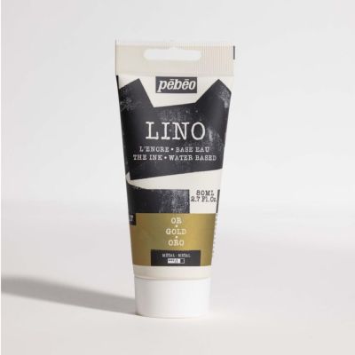 Farba na linoryt PEBEO LINOCUT - gold, 80 ml