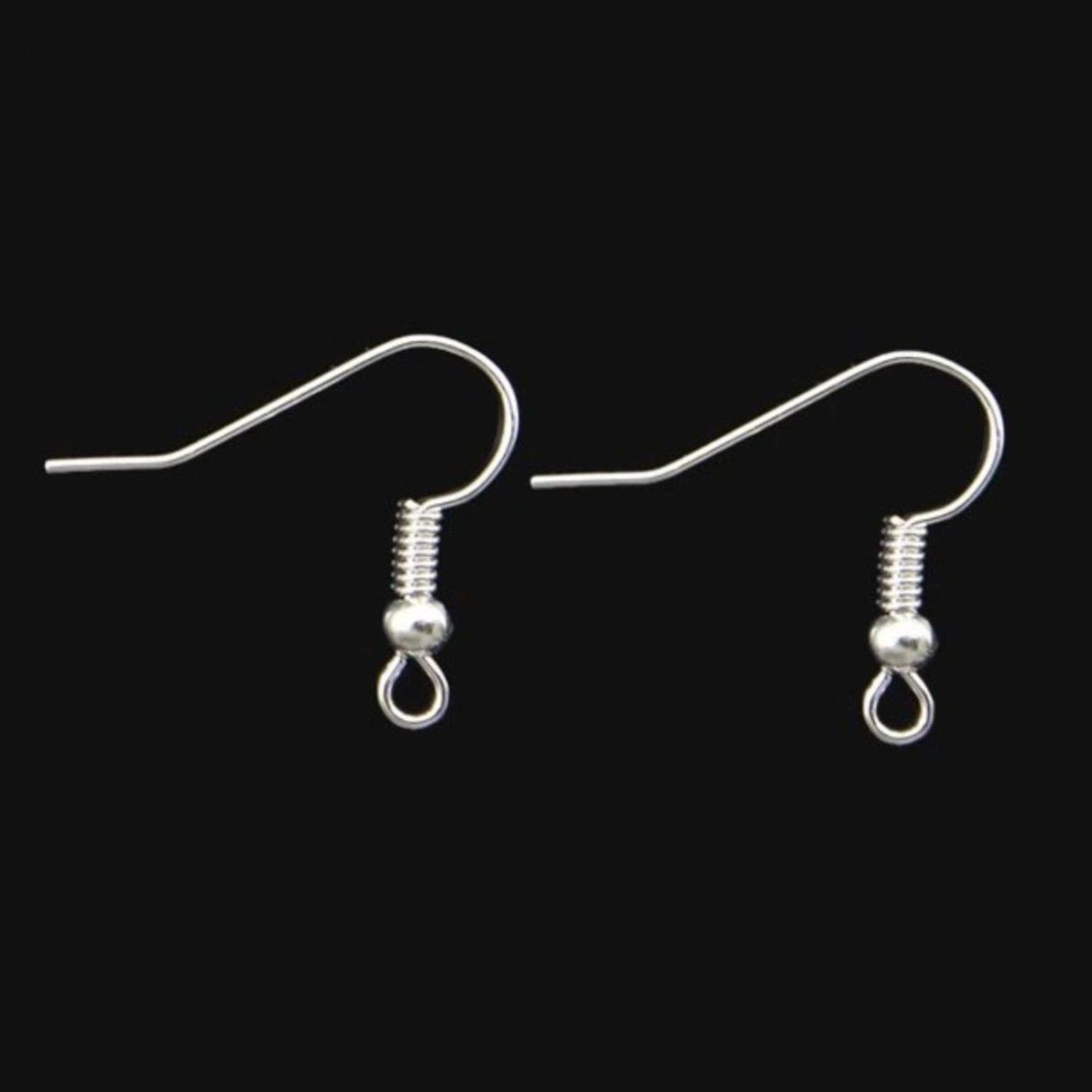 Afroháčik 17 x 0,5 mm, 10 ks, platina