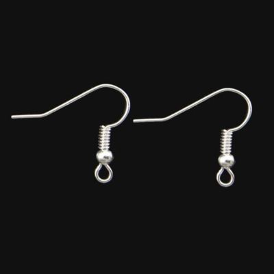 Afroháčik 17 x 0,5 mm, 10 ks, platina