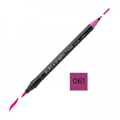 Kuretake, Art & Graphic Twin, 061 Purple