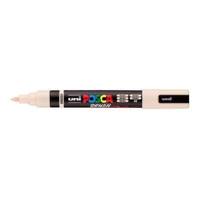 UNI POSCA fixka so štetcovým hrotom 1 - 4 mm, béžová