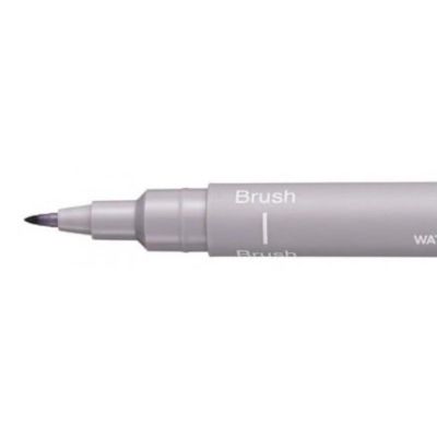 UNI PIN brush, štetcový hrot, svetlosivý