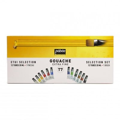 Gvaš T7 extra fine selection, sada 12 x 20 ml