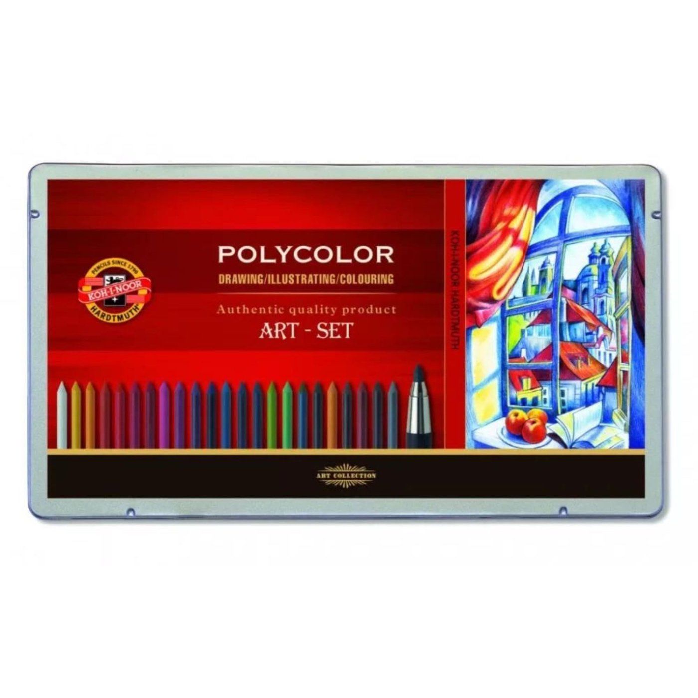 KOH-I-NOOR, sada mechanických ceruziek POLYCOLOR, 32 ks