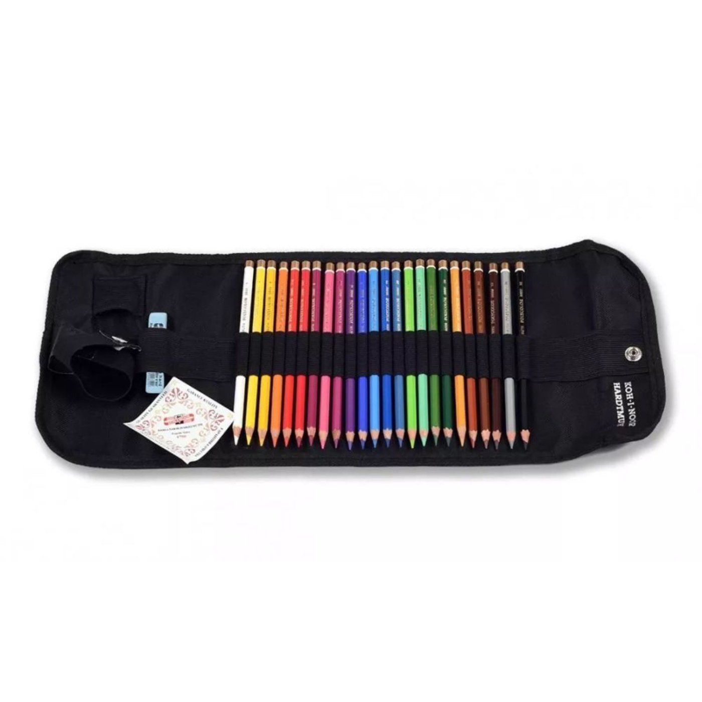 KOH-I-NOOR, sada ceruziek POLYCOLOR, 24 ks v rolovacom peračníku