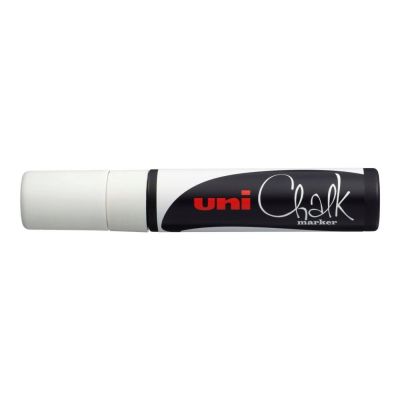 Kriedová fixka, UNI Chalk 17K, 15 mm, biela