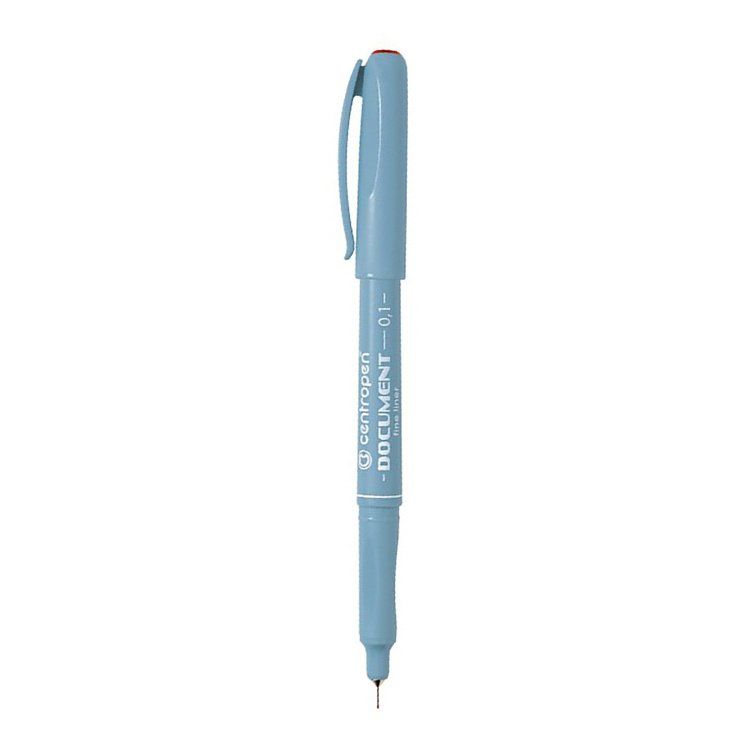 CENTROPEN liner 2631, čierny, hrot 0,1 mm