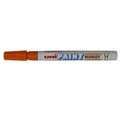 UNI PX-21 laková fixka, 0,8 - 1,2 mm oranžová
