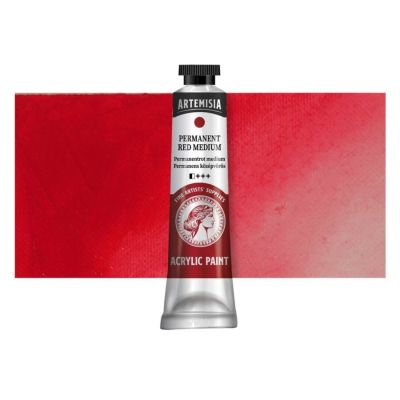 Akrylová farba Artemisia permanent red medium, 40 ml