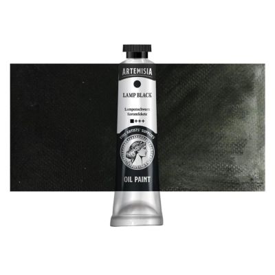 Olejová farba Artemisia lamp black, 40 ml