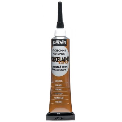 Porcelaine 150 kontúra 20 ml, 08 Vermeil gold