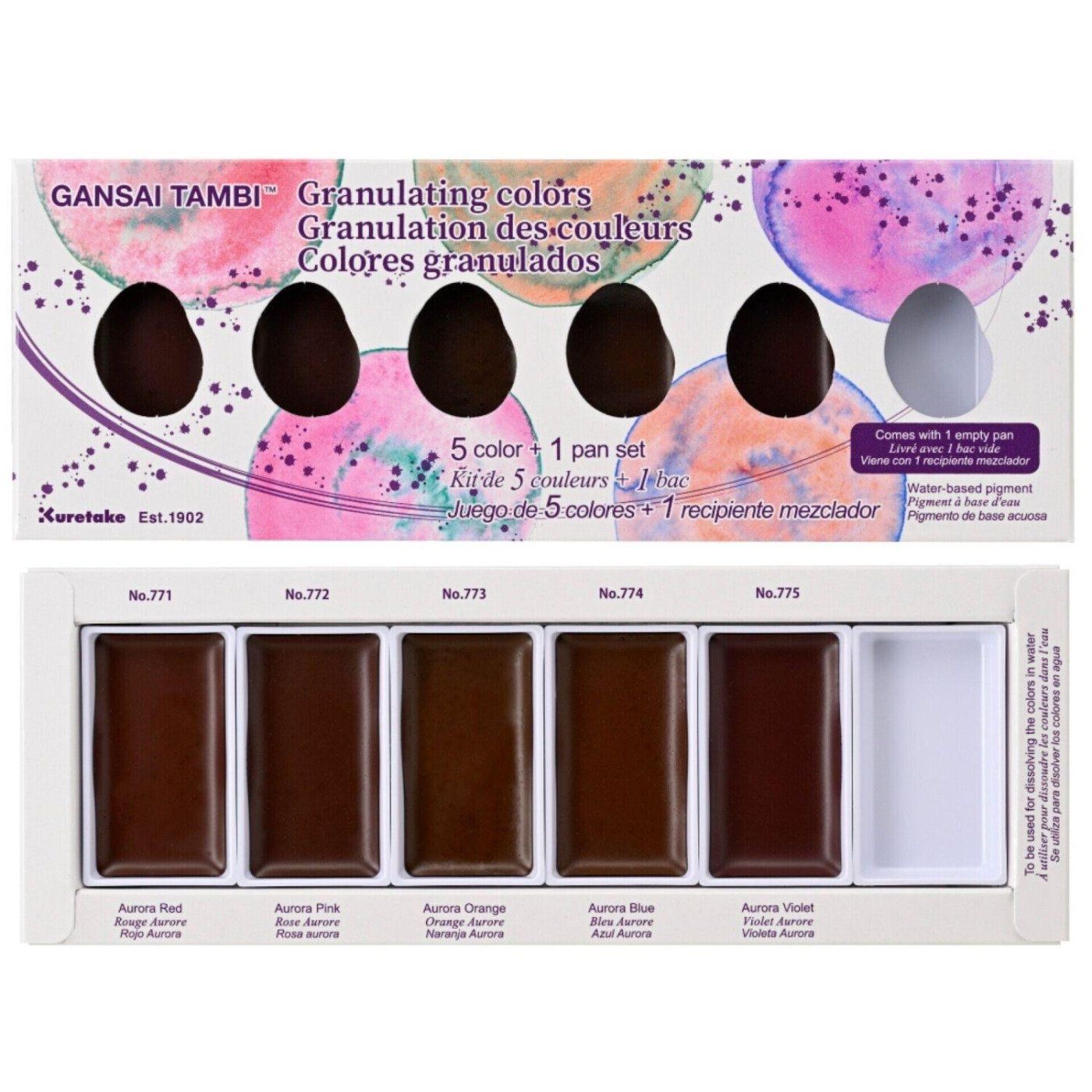 Kuretake, Akvarel Gansai Tambi granulation n.1